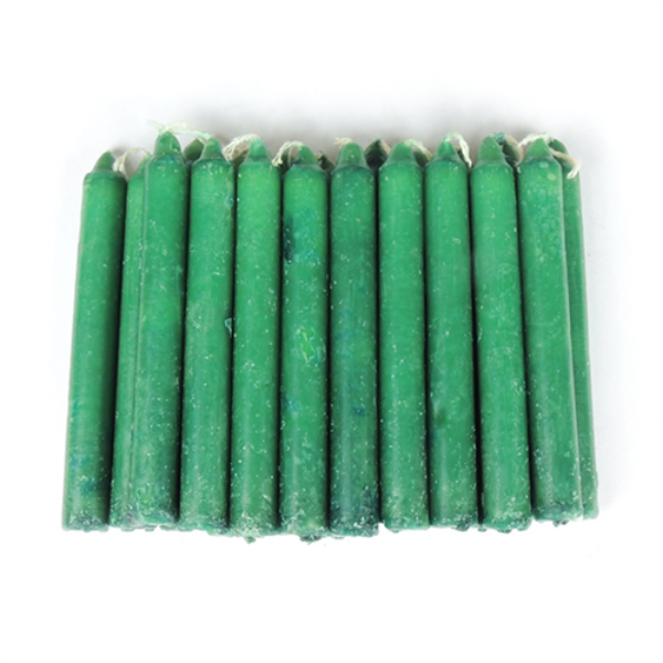 6 vela verde 20cm Kerzen 20 cm - Grün