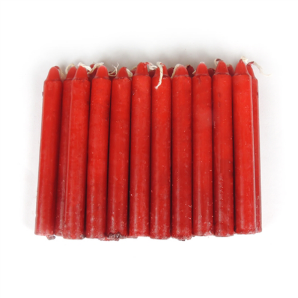 7 vela vermelha 20cm Kerzen 20 cm - Rot