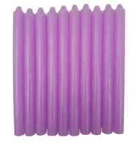 8 vela violeta 20cm